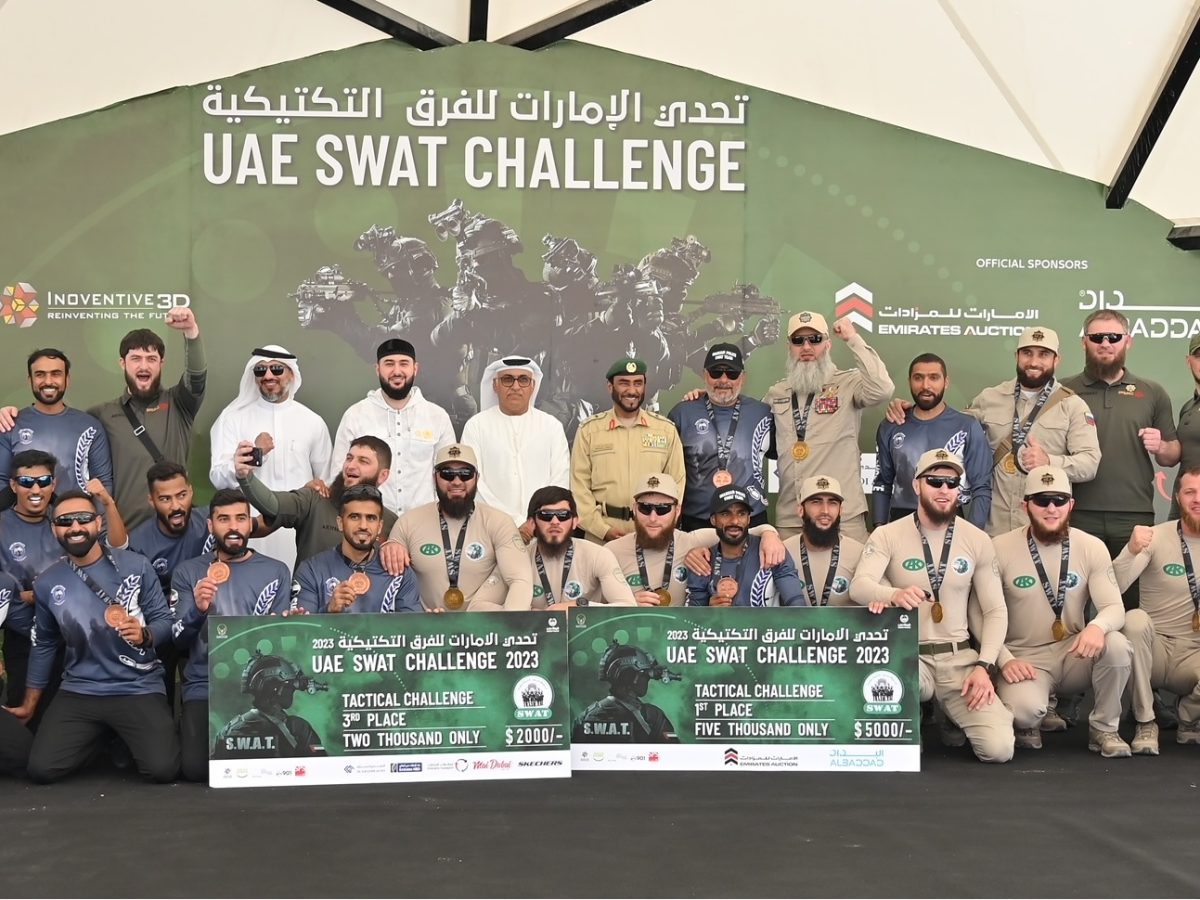 The Chechen SWAT team claims first place in the 2023 UAE SWAT Challenge